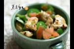 小吃 豆豉青椒炒鸡片