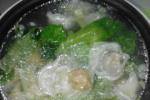 小吃 电饭煲蒸+煮水晶饺子
