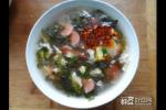 小吃 紫菜火腿肠香菇汤（美味又健康)