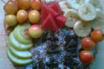小吃 心形水果生日蛋糕