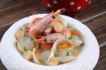 小吃 北极虾蛤蜊冬瓜汤