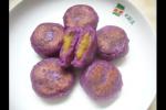 小吃 紫薯小饼