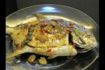 小吃 紅燒金鯧魚