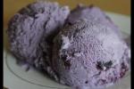 小吃 蓝莓冰淇淋