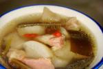 小吃 牛腩萝卜海带汤