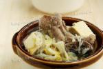 小吃 东北酸菜骨头炖冻豆腐
