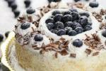 蛋糕 蓝莓装饰蛋糕