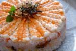 小吃 鲜虾寿司蛋糕