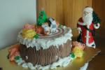 蛋糕 树桩圣诞蛋糕