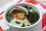 小吃 海带豆腐蛤蜊汤