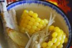 小吃 甜玉米山菌排骨汤