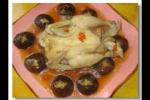 小吃 电饭锅香菇炖鸡