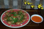 大菜 蚝油虾米烩蘑菇金针菇青红椒