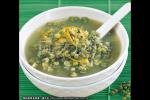 小吃 微波绿豆汤