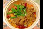 小吃 沙锅羊肉炖土豆