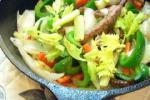 小吃 玫瑰家园小厨房--黑椒铁板（锅）蔬菜牛柳