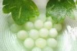小吃 东瓜做的水晶葡萄