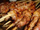 新疆吐鲁番小吃 吐鲁番烤羊肉串