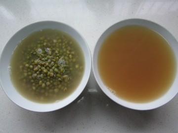 清热解毒绿豆汤做法