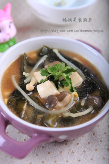 海带豆腐味噌汤做法
