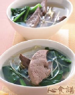 姜丝猪肝汤做法