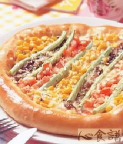 蕃茄蔬菜披萨做法