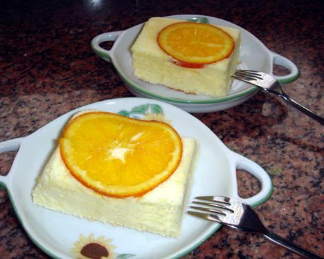 泡渍甜橙酸奶蛋糕做法