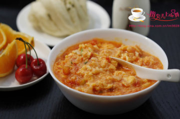 十分钟早餐番茄疙瘩汤做法