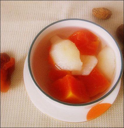 抗衰养颜：木瓜红梨汤做法