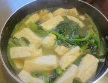 菠菜豆腐汤做法