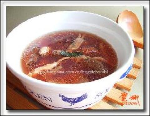 红菇蛏干汤做法
