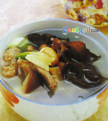 冬菇葫芦汤做法