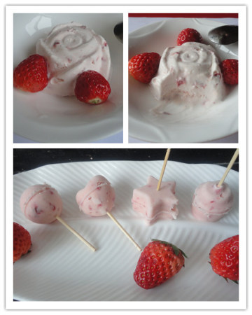 自制草莓冰淇淋做法
