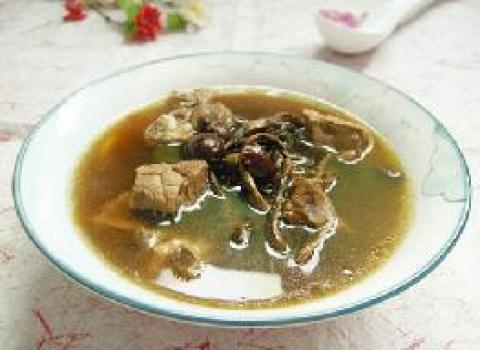 茶树菇排骨汤做法