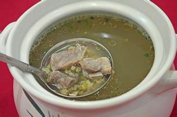 绿豆排骨汤做法