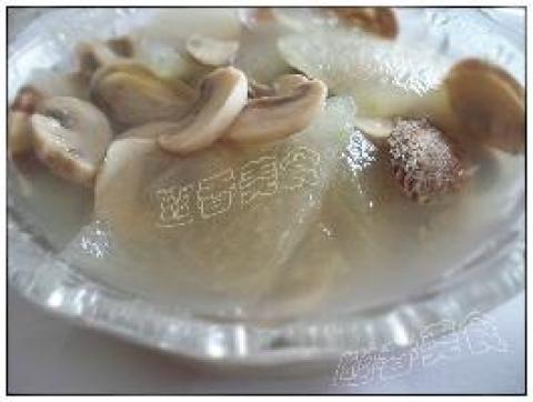 口蘑冬瓜蛤蜊汤做法