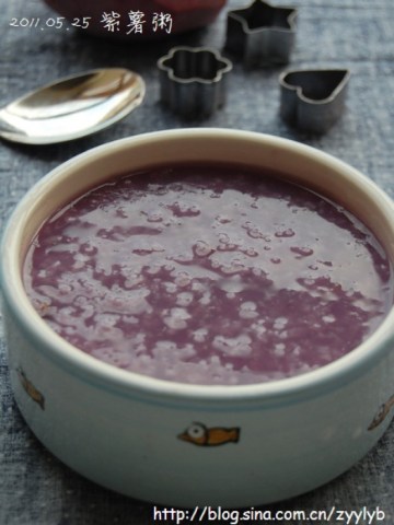 紫薯粥做法
