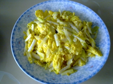 韭黄炒蛋做法