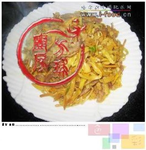 黄花菜炒肉丝做法