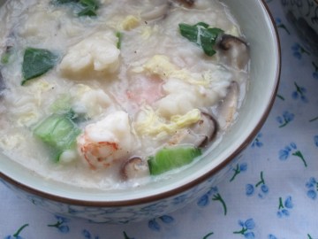 鲜虾疙瘩汤做法