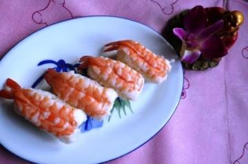 鲜虾寿司做法