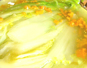 蟹黄白菜做法