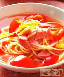 茄汁冷汤面做法