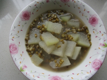 清热解毒绿豆冬瓜汤做法