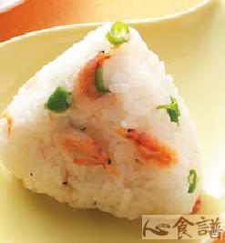 樱花虾饭糰做法
