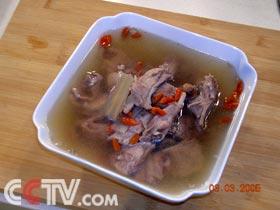 淮杞炖兔肉汤做法