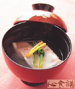 怀石风味鲷鱼汤做法