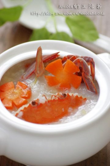 清鲜美味的花蟹粥做法