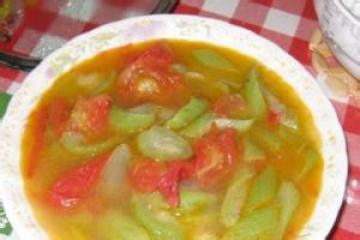 番茄丝瓜汤做法