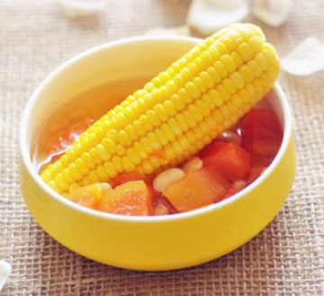 木瓜玉米甜汤做法